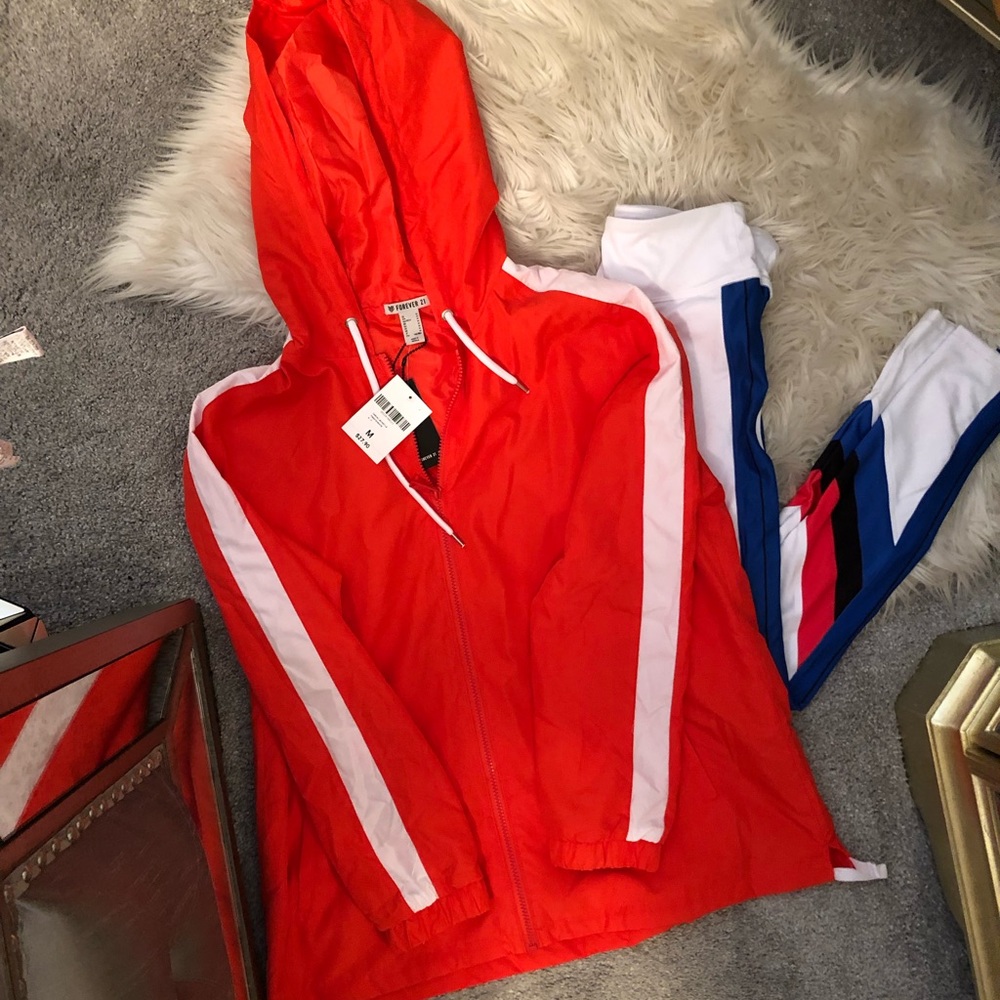 Forever 21 windbreaker jacket NEW